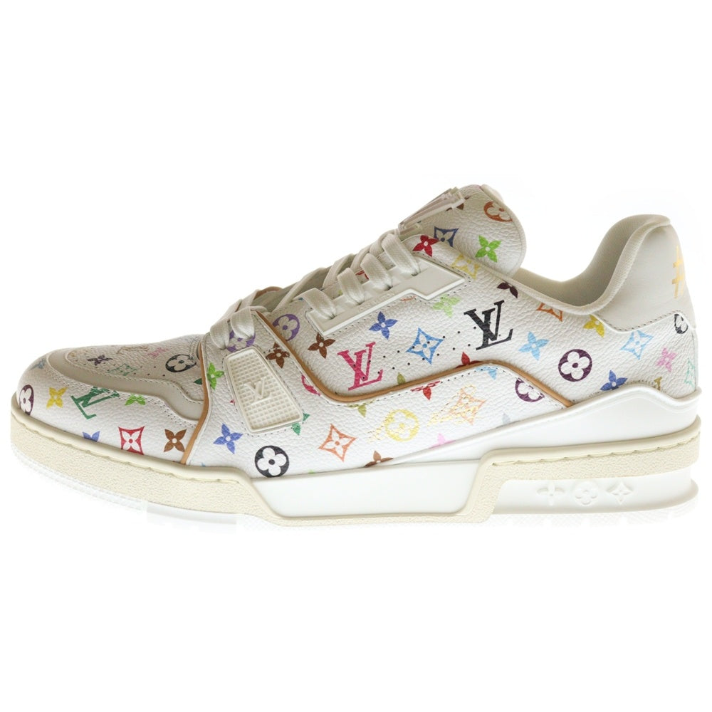 LOUIS VUITTON(ルイヴィトン) ×TM LV Trainer Sneaker 1AHEKF LVトレーナー モノグラム ローカットスニーカー ホワイト/マルチカラー