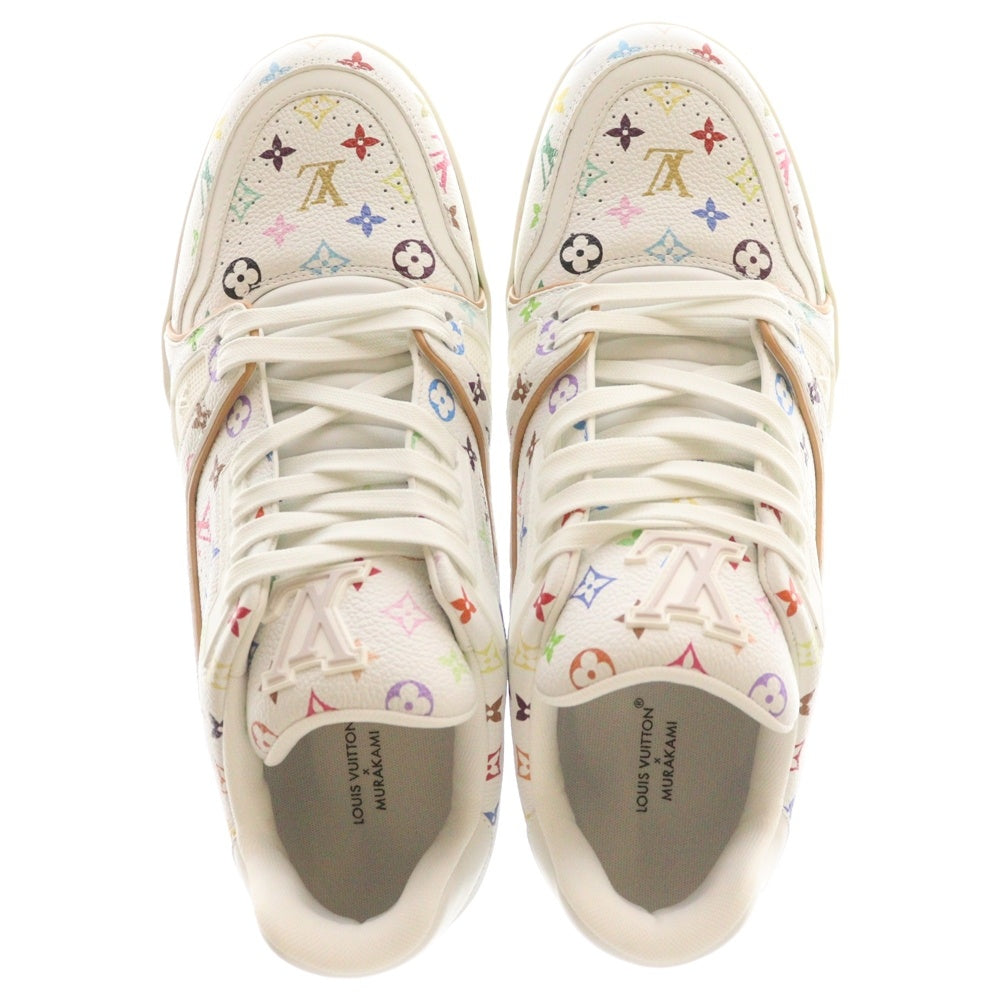 LOUIS VUITTON(ルイヴィトン) ×TM LV Trainer Sneaker 1AHEKF LVトレーナー モノグラム ローカットスニーカー ホワイト/マルチカラー