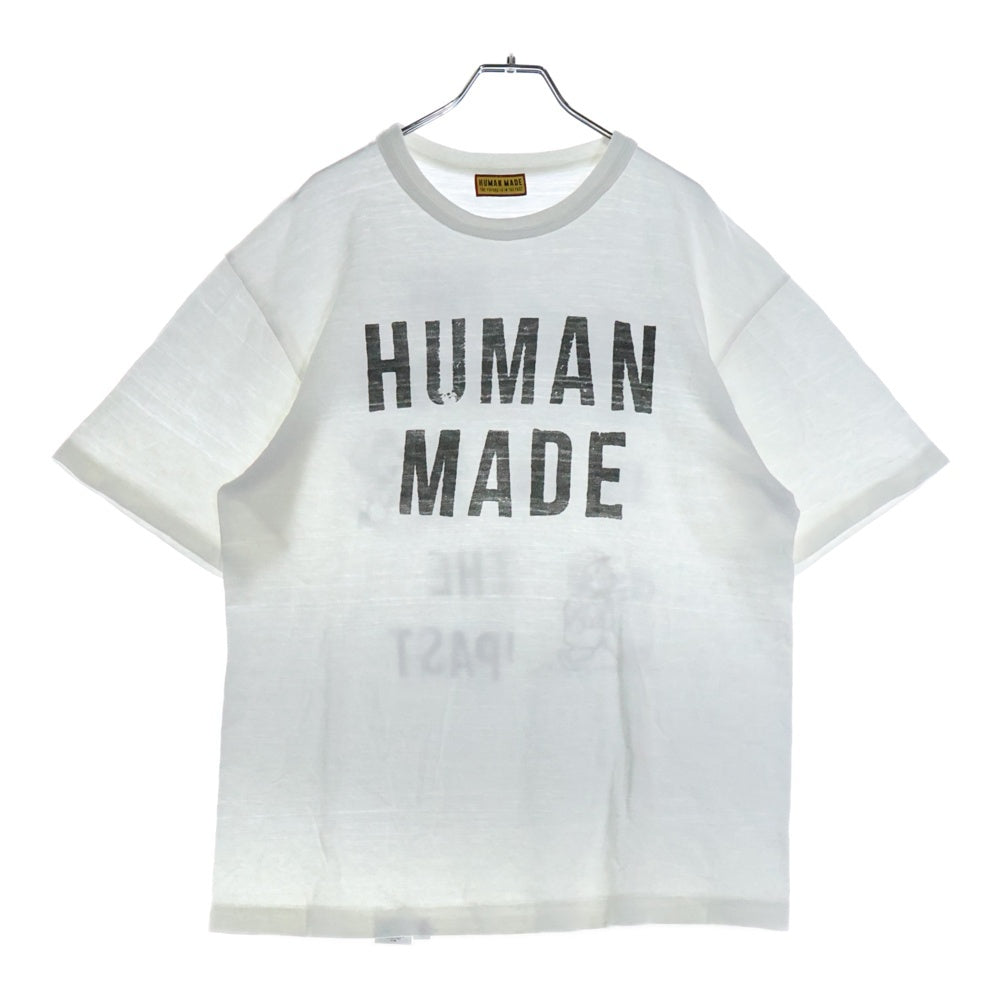 HUMAN MADE(ヒューマンメイド) GRAPHIC T-SHIRT HM29TE002 グラフィック クルーネック半袖Tシャツカットソー ホワイト