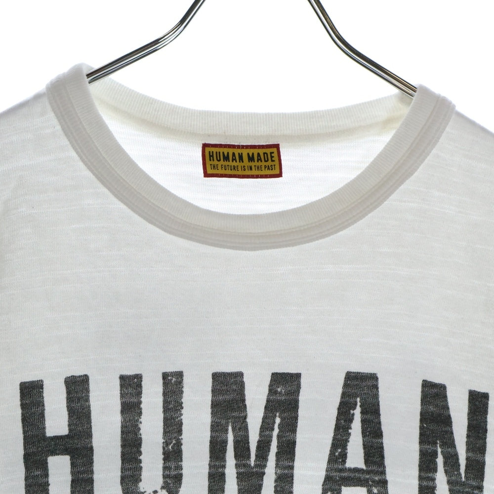 HUMAN MADE(ヒューマンメイド) GRAPHIC T-SHIRT HM29TE002 グラフィック クルーネック半袖Tシャツカットソー ホワイト