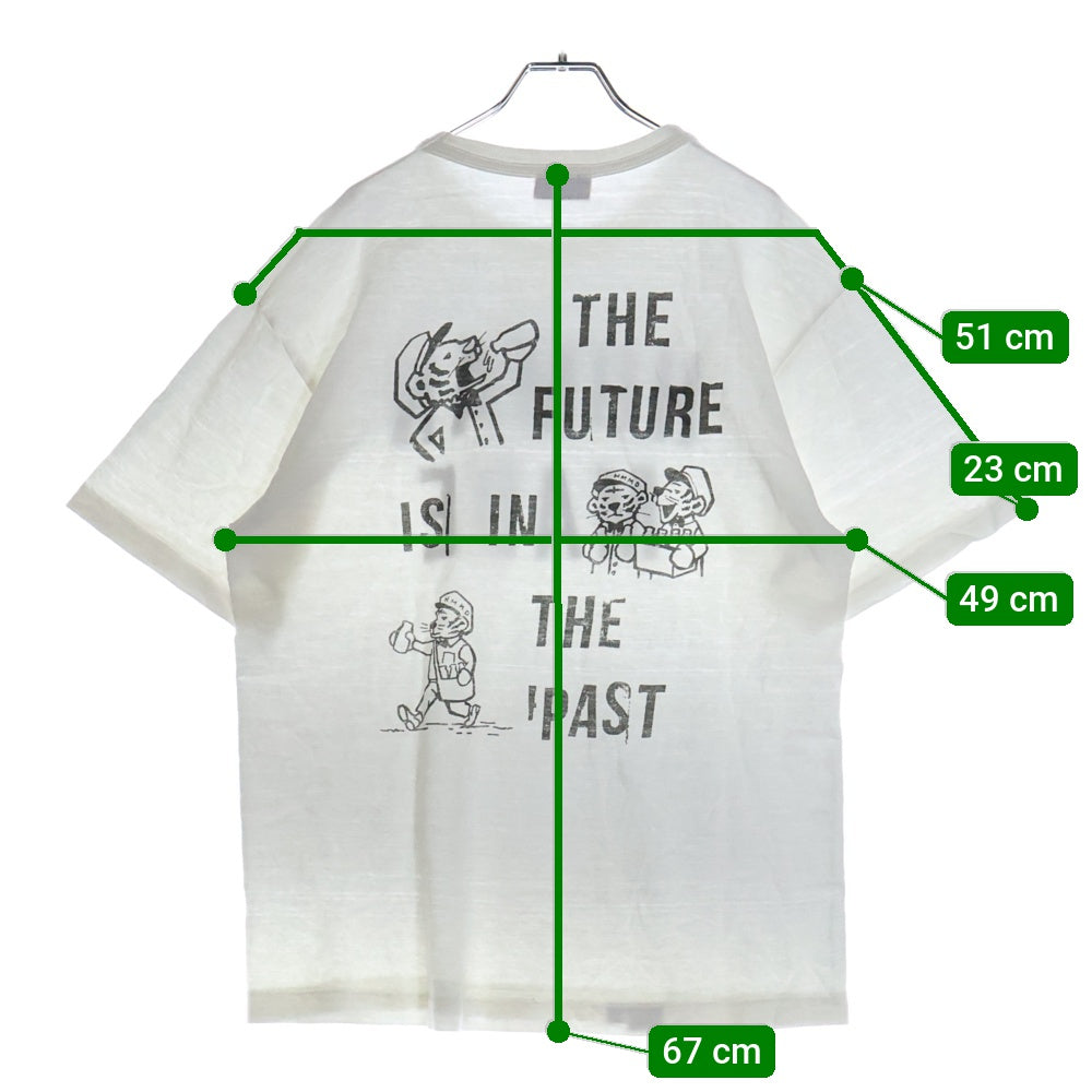 HUMAN MADE(ヒューマンメイド) GRAPHIC T-SHIRT HM29TE002 グラフィック クルーネック半袖Tシャツカットソー ホワイト