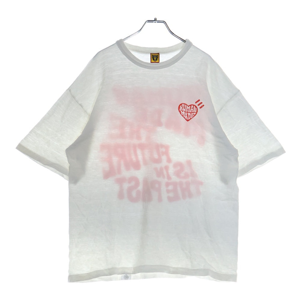 HUMAN MADE(ヒューマンメイド) 24SS GRAPHIC T-SHIRT #13 バックプリント グラフィック クルーネック半袖Tシャツカットソー ホワイト