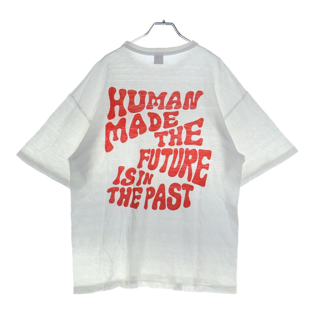 HUMAN MADE(ヒューマンメイド) 24SS GRAPHIC T-SHIRT #13 バックプリント グラフィック クルーネック半袖Tシャツカットソー ホワイト