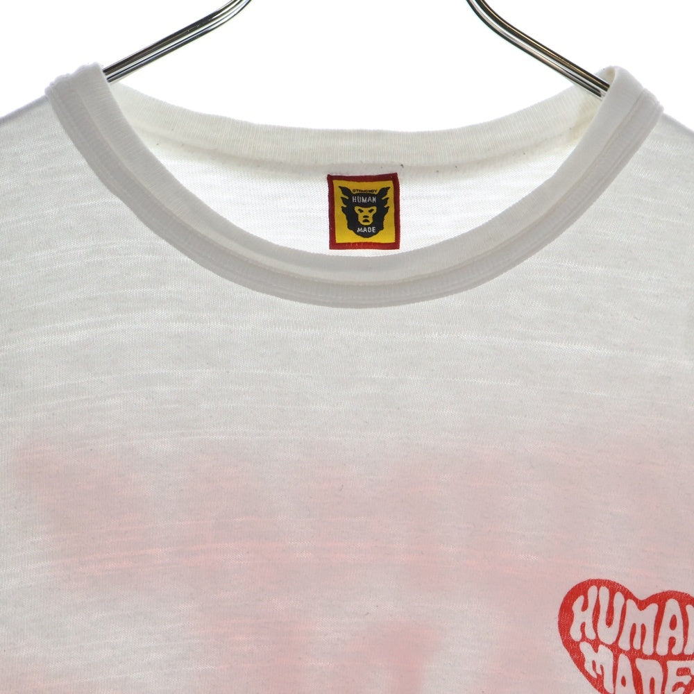 HUMAN MADE(ヒューマンメイド) 24SS GRAPHIC T-SHIRT #13 バックプリント グラフィック クルーネック半袖Tシャツカットソー ホワイト