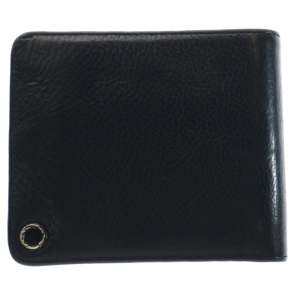 CHROME HEARTS(クロムハーツ) 1SNAP 1スナップ クロス ボールボタン レザーウォレット 財布 ブラック BCA361