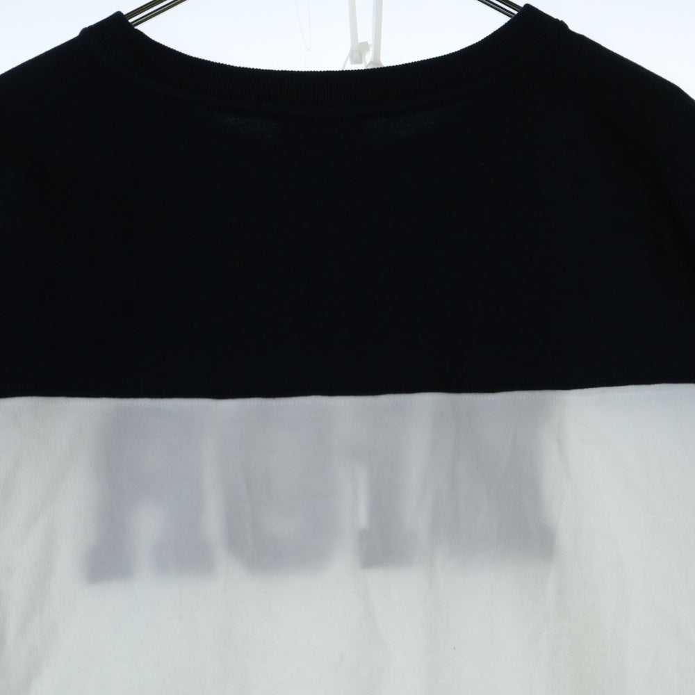 DIOR(ディオール) 21AW ×KENNY SCHARF Oversize Logo T-Shirt 193J646A0554 ×ケニーシャーフ ロゴ刺繍 オーバーサイズ クルーネック半袖Tシャツカットソー ホワイト/ブラック