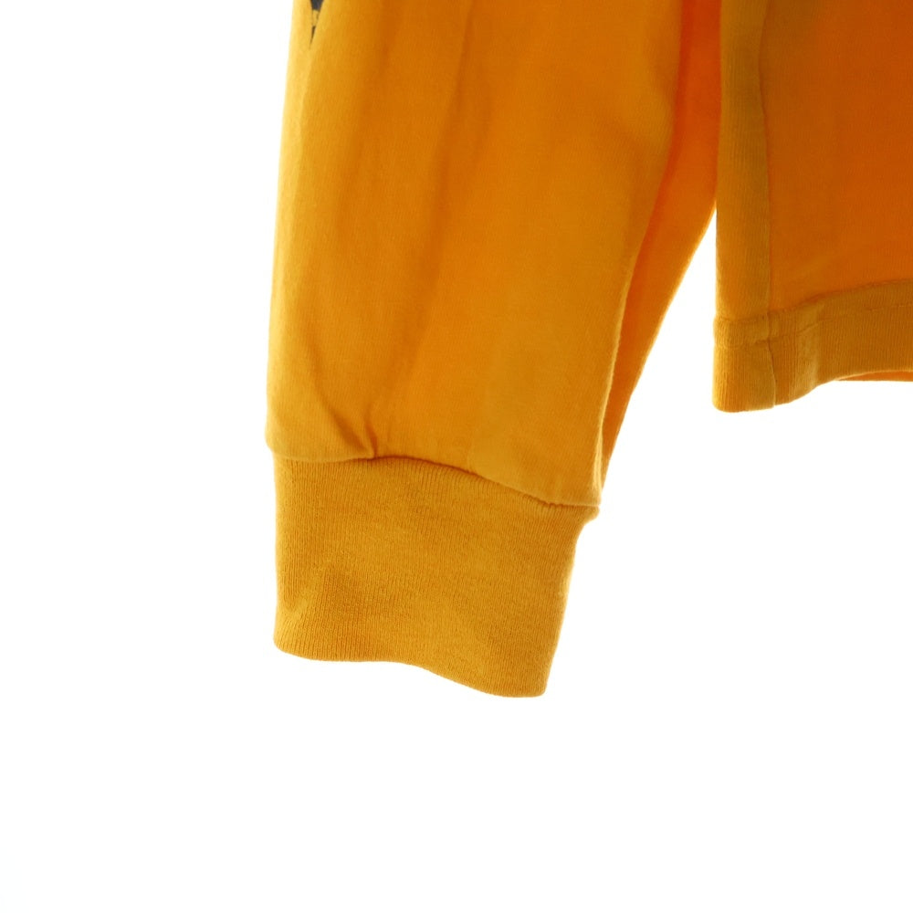CHROME HEARTS(クロムハーツ) ×MATTY BOY PPO mustard CALL ME T-Shirt ×マッティボーイ コールミー マスタード クルーネック長袖Tシャツカットソー ロングスリーブ ロンT イエロー