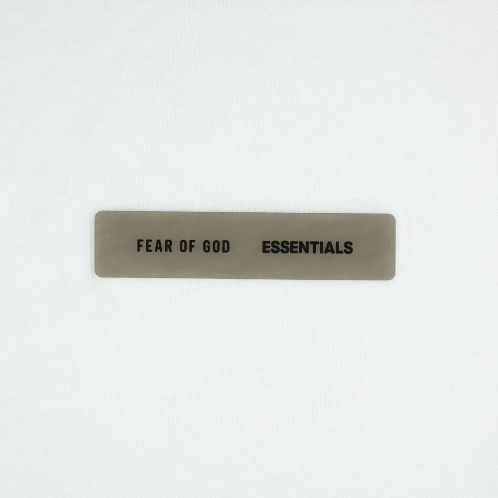 FEAR OF GOD ESSENTIALS(フィアオブゴッド エッセンシャルズ) Vintage Fit フロントラバーロゴ タンクトップ ホワイト