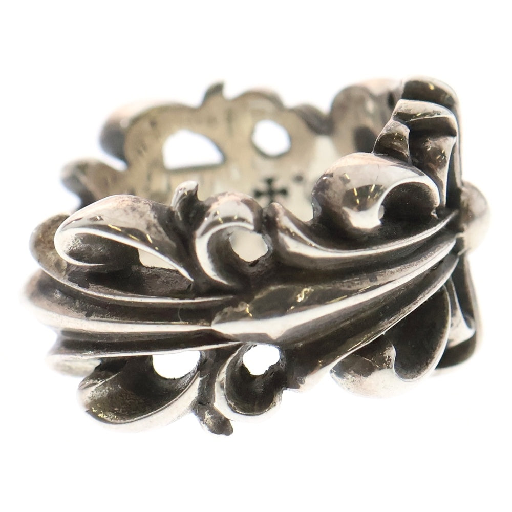 CHROME HEARTS(クロムハーツ) DBL FLRL CRS ダブルフローラルクロス リング シルバー BCA390