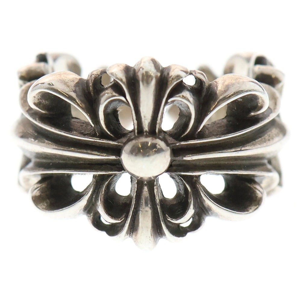 CHROME HEARTS(クロムハーツ) DBL FLRL CRS ダブルフローラルクロス リング シルバー BCA390