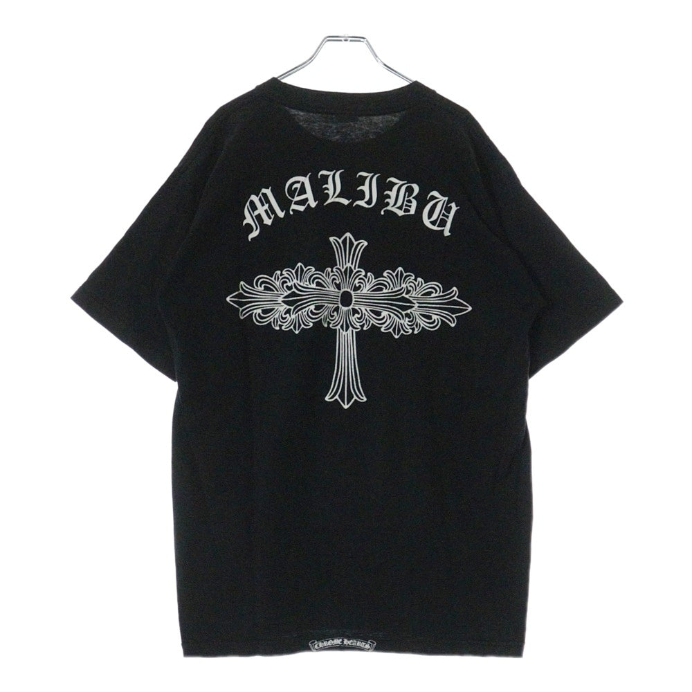 CHROME HEARTS(クロムハーツ) CH T-SHRT LTD マリブ限定 クロスバックプリント 半袖Tシャツ ブラック