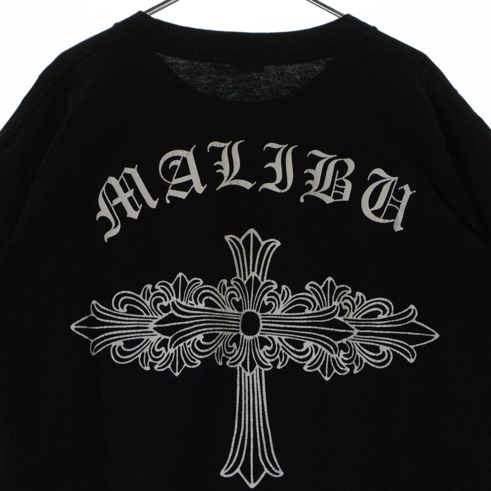 CHROME HEARTS(クロムハーツ) CH T-SHRT LTD マリブ限定 クロスバックプリント 半袖Tシャツ ブラック