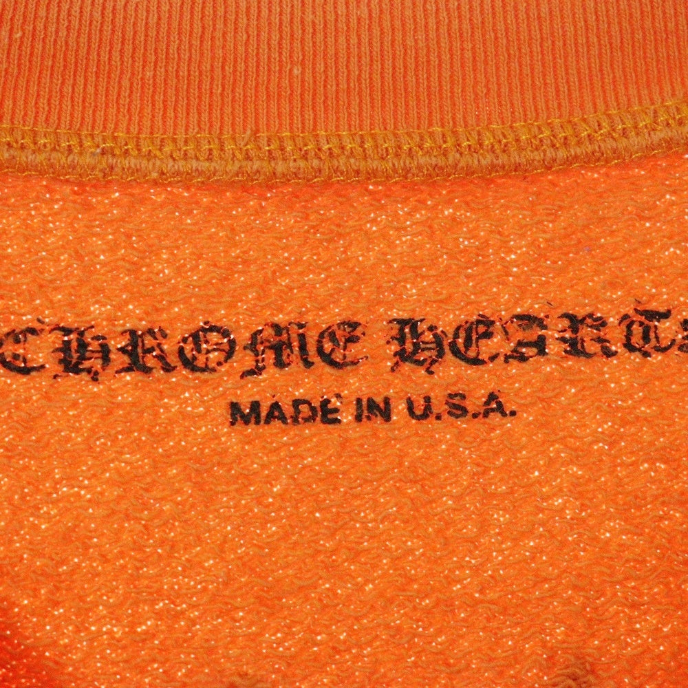 CHROME HEARTS(クロムハーツ) VINE DGR CRW SWT ヴァインダガー プリント クルーネックスウェットトレーナー オレンジ