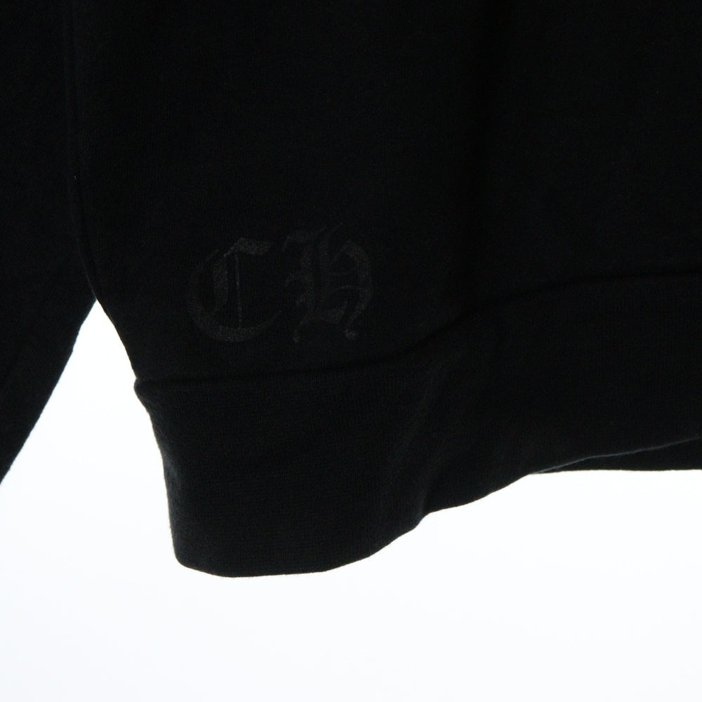 CHROME HEARTS(クロムハーツ) SWTSHRT PLVRスウェット ネックロゴプリントスウェットトレーナー ブラック