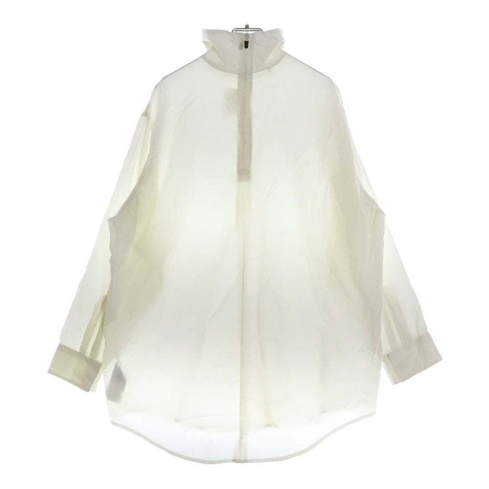FEAR OF GOD(フィアオブゴッド) ×Ermenegildo Zegna Neck Zip Shirts ×エルメネジルドゼニア ネックシップ長袖シャツ ホワイト 8SFG01