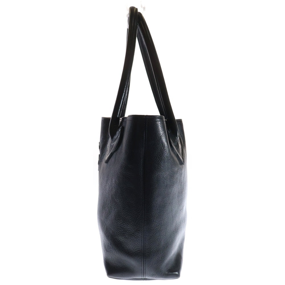 CHROME HEARTS(クロムハーツ) FS TOTE FSトート クロスパッチ付きレザートートバッグ ブラック