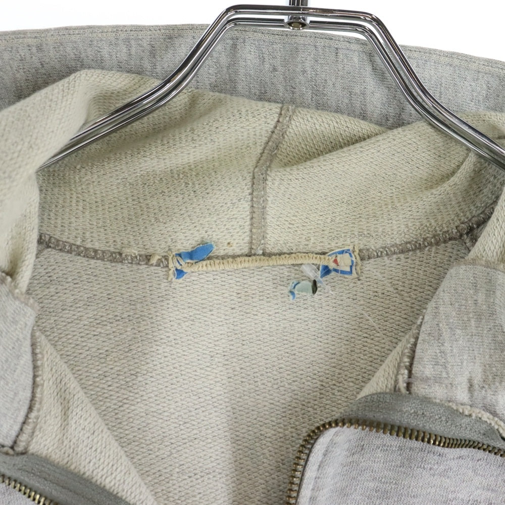 CHAMPION(チャンピオン) 90s VINTAGE LOGO PRINT HOODIE ロゴプリントジップアップパーカー フーディー グレー