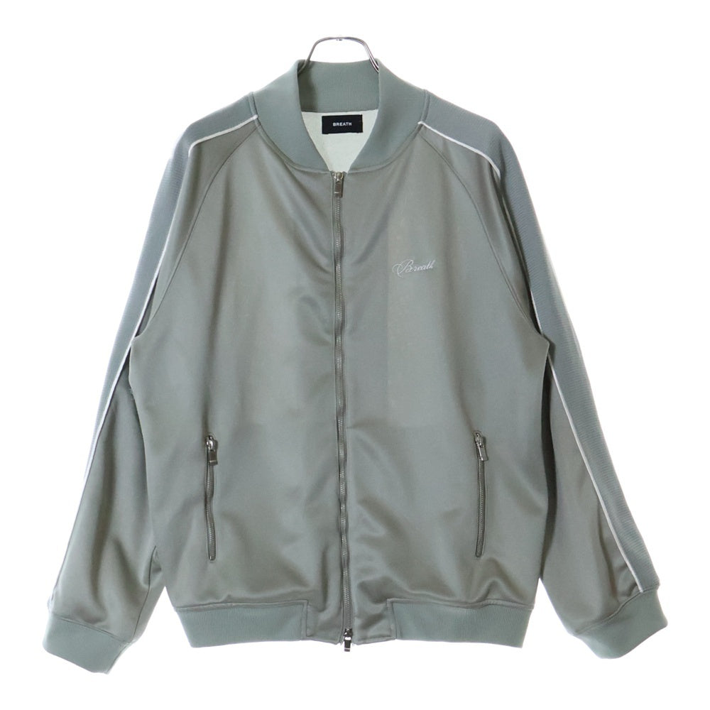 BREATH(ブレス) 25SS TRACK JACKET ロゴ刺繍トラックジャケット グレー BR25SS-C5003