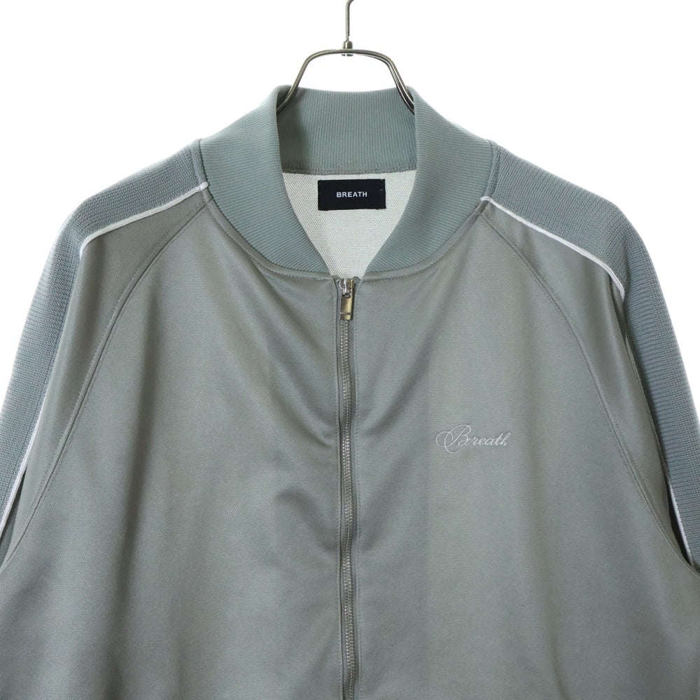 BREATH(ブレス) 25SS TRACK JACKET ロゴ刺繍トラックジャケット グレー BR25SS-C5003