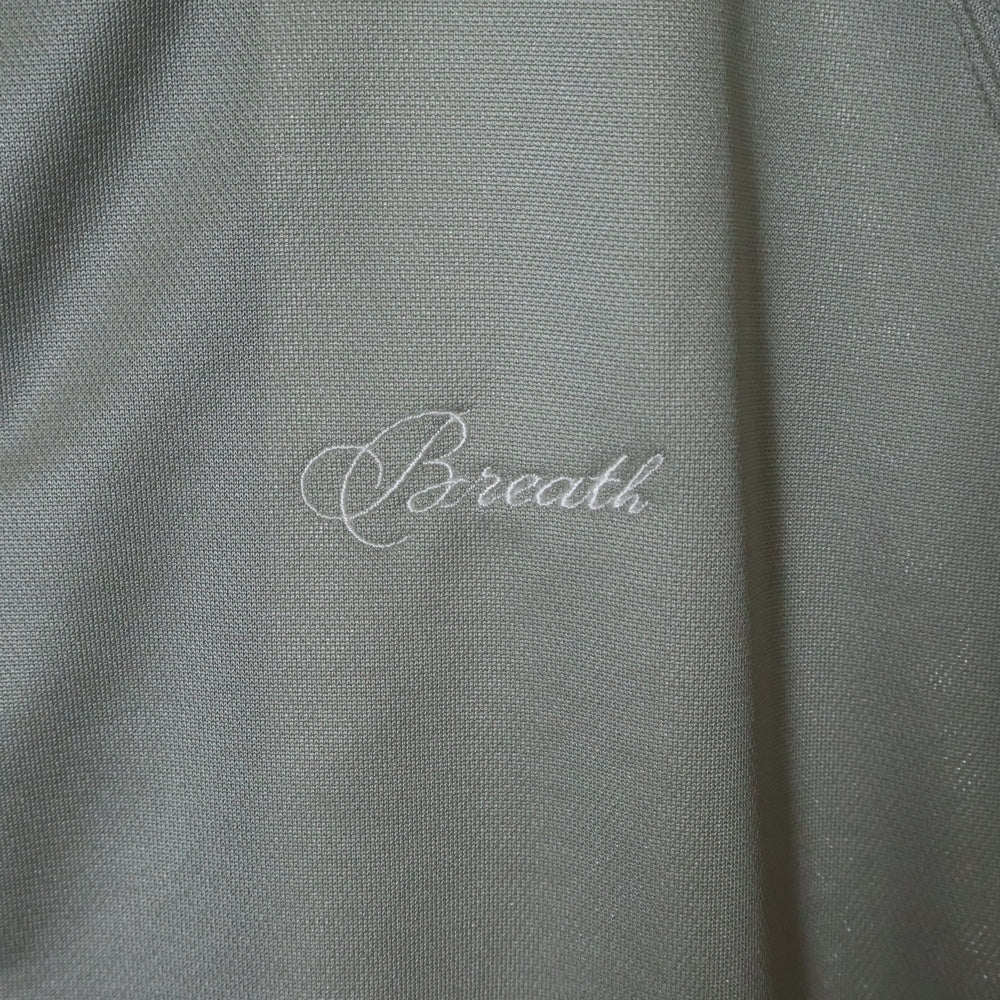 BREATH(ブレス) 25SS TRACK JACKET ロゴ刺繍トラックジャケット グレー BR25SS-C5003