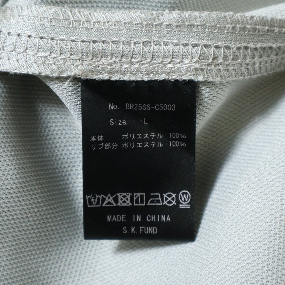 BREATH(ブレス) 25SS TRACK JACKET ロゴ刺繍トラックジャケット グレー BR25SS-C5003