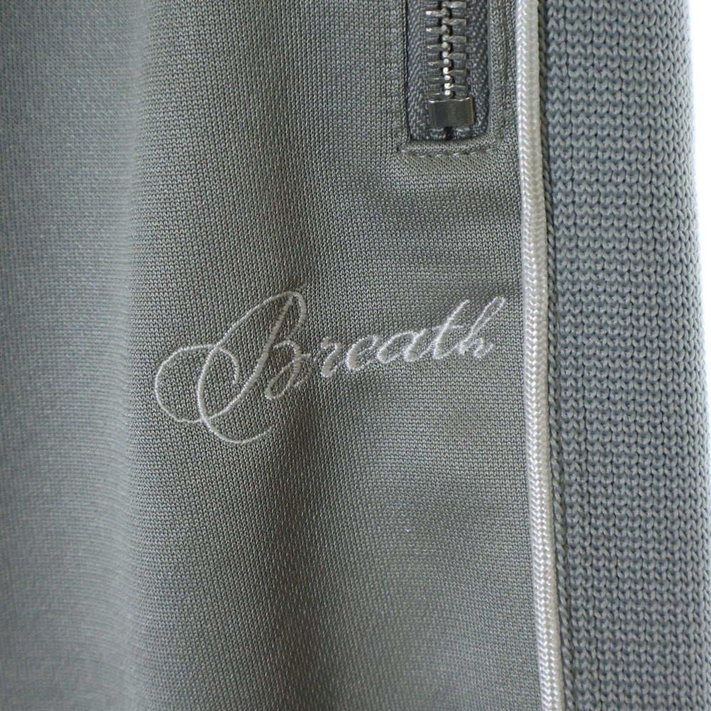 BREATH(ブレス) 25SS TRACK PANTS ロゴ刺繍トラックパンツ グレー BR25SS-P1003