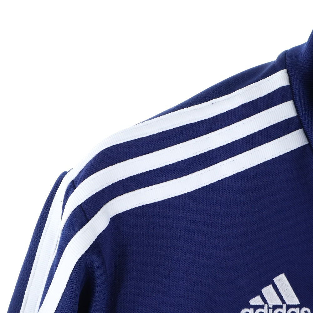 adidas(アディダス) TRACK JACKET フランス代表 ロゴ刺繍ジップアップジャケット トラックジャケット ジャージ ネイビー APU008