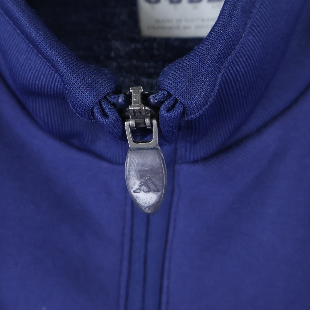 adidas(アディダス) TRACK JACKET フランス代表 ロゴ刺繍ジップアップジャケット トラックジャケット ジャージ ネイビー APU008