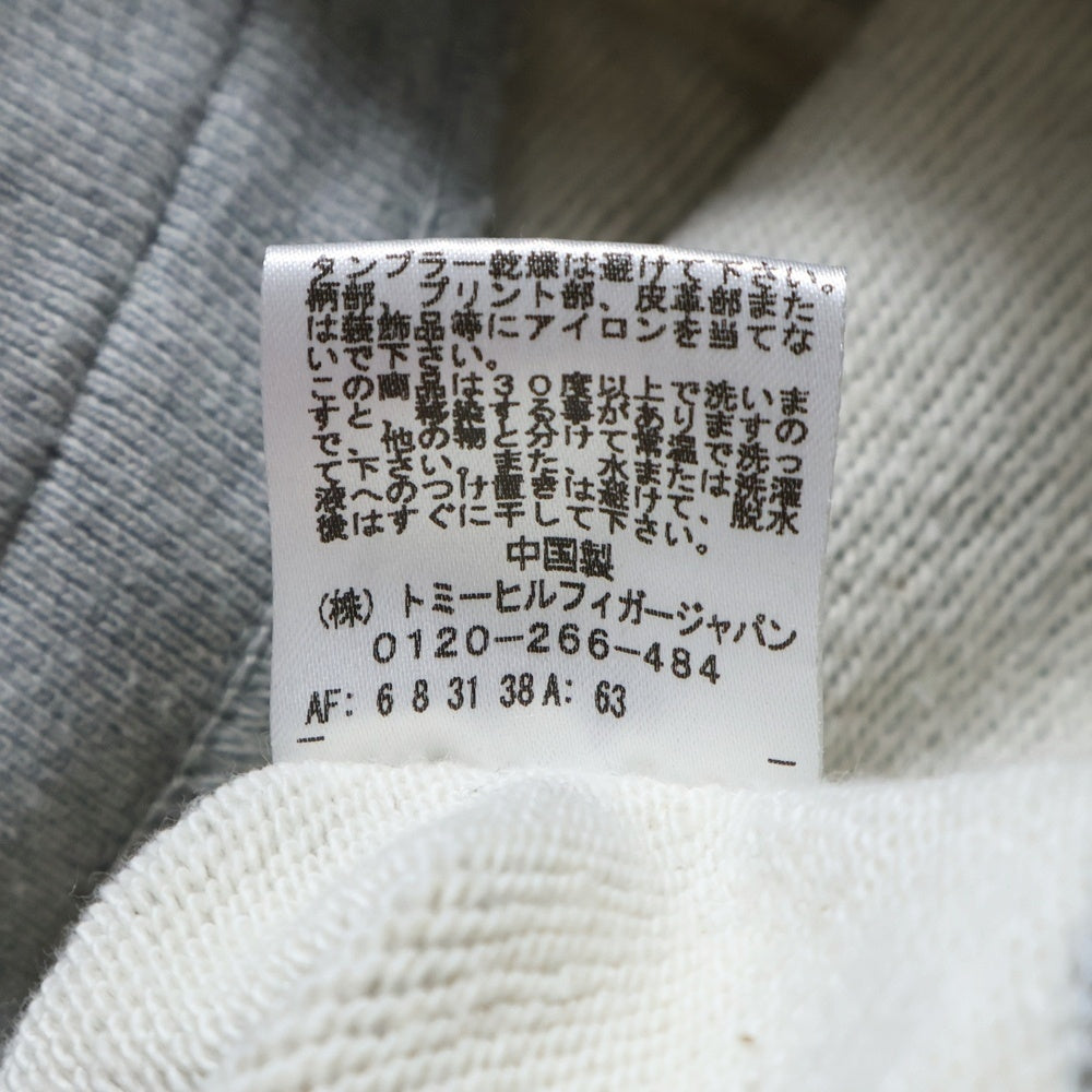 TOMMY(トミー) STAR PRINT ZIP UP PARKA スタープリントジップアップパーカー フーディー グレー 21-4321105-210