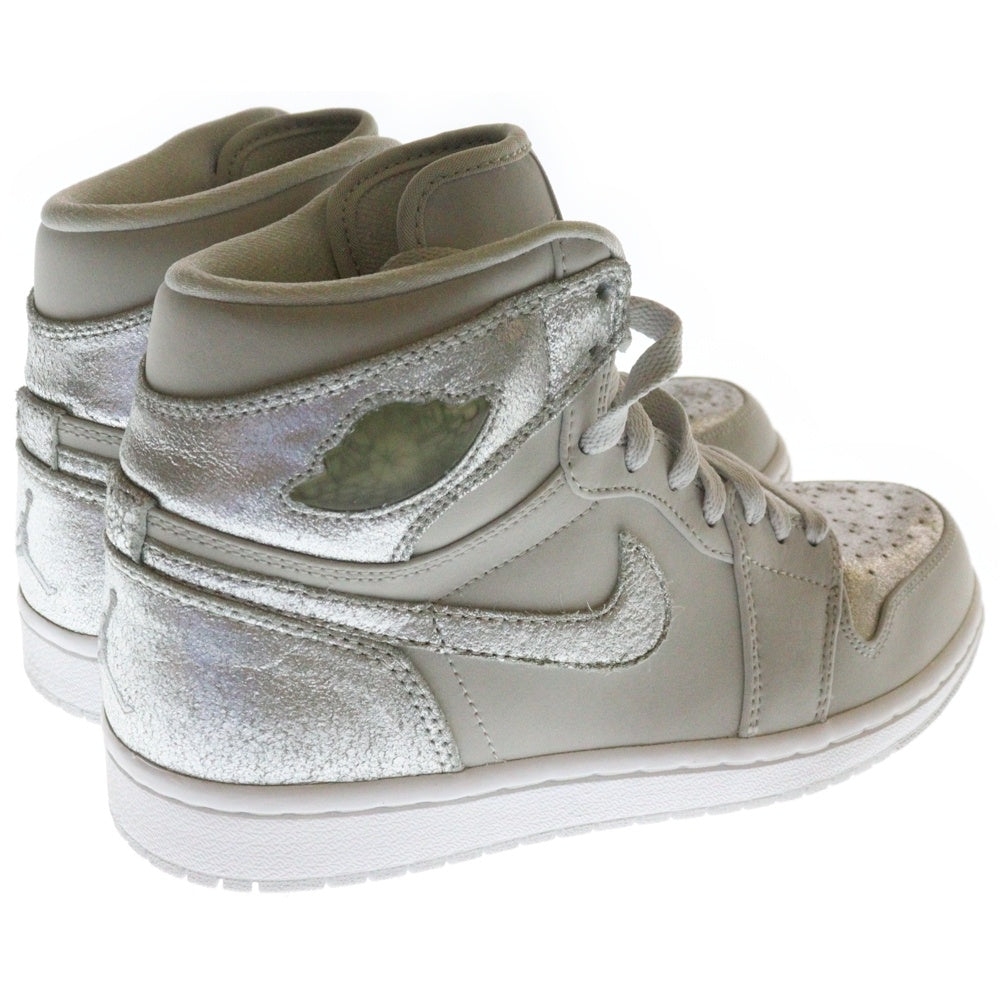 NIKE(ナイキ) 【観賞用 2009年製】 AIR JORDAN 1 RETRO HI SILVER 396009-001 エアジョーダン1 レトロ ハイカットスニーカー シューズ シルバー US8.5/26.5cm