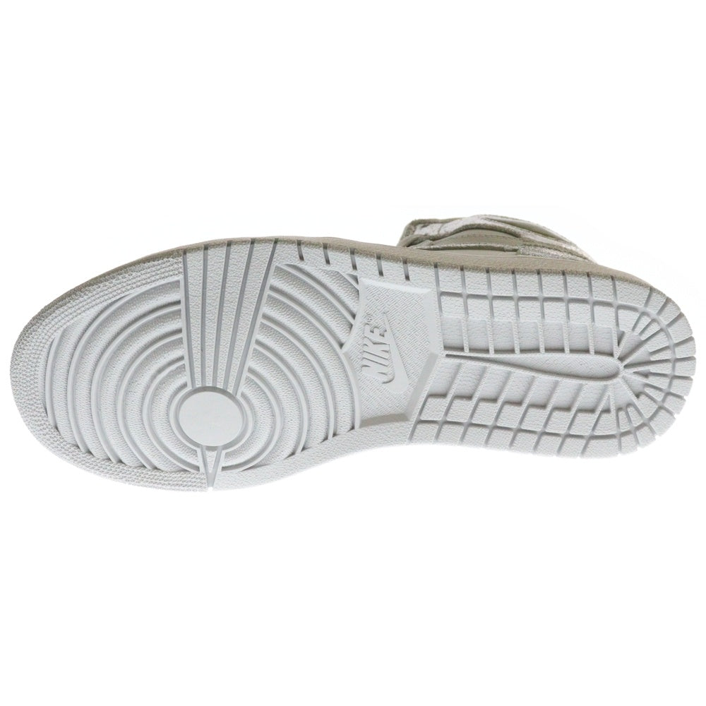 NIKE(ナイキ) 【観賞用 2009年製】 AIR JORDAN 1 RETRO HI SILVER 396009-001 エアジョーダン1 レトロ ハイカットスニーカー シューズ シルバー US8.5/26.5cm