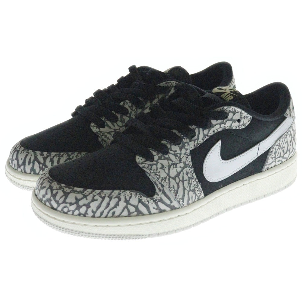 NIKE(ナイキ) AIR JORDAN 1 RETRO LOW OG CZ0858-001 エアジョーダン1 レトロ ローカットスニーカー シューズ グレー/ブラック US7Y/25cm