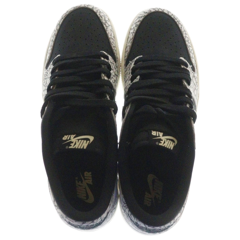 NIKE(ナイキ) AIR JORDAN 1 RETRO LOW OG CZ0858-001 エアジョーダン1 レトロ ローカットスニーカー シューズ グレー/ブラック US7Y/25cm