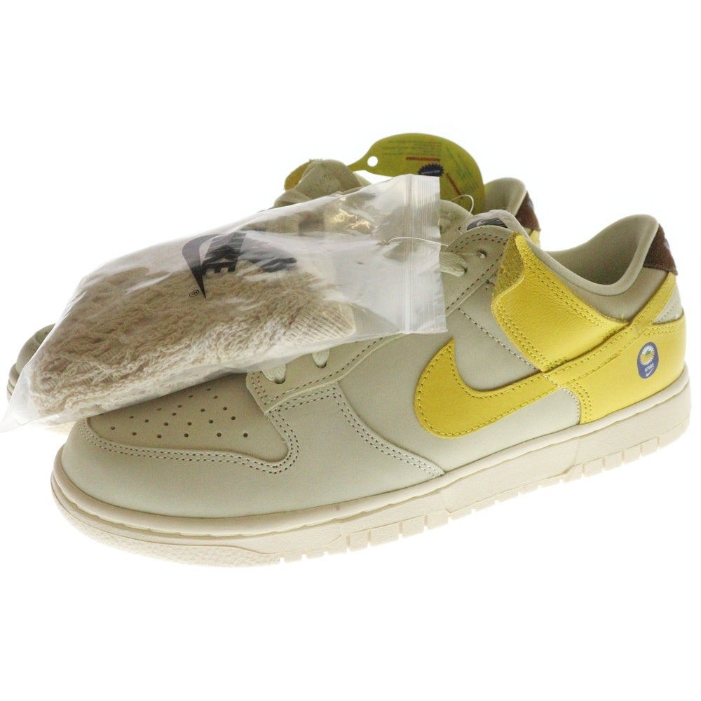 NIKE(ナイキ) WMNS DUNK LOW BANANA DR5487-100 ウィメンズ ダンク バナナ ローカットスニーカー シューズ ベージュ/イエロー US9.5/26.5cm