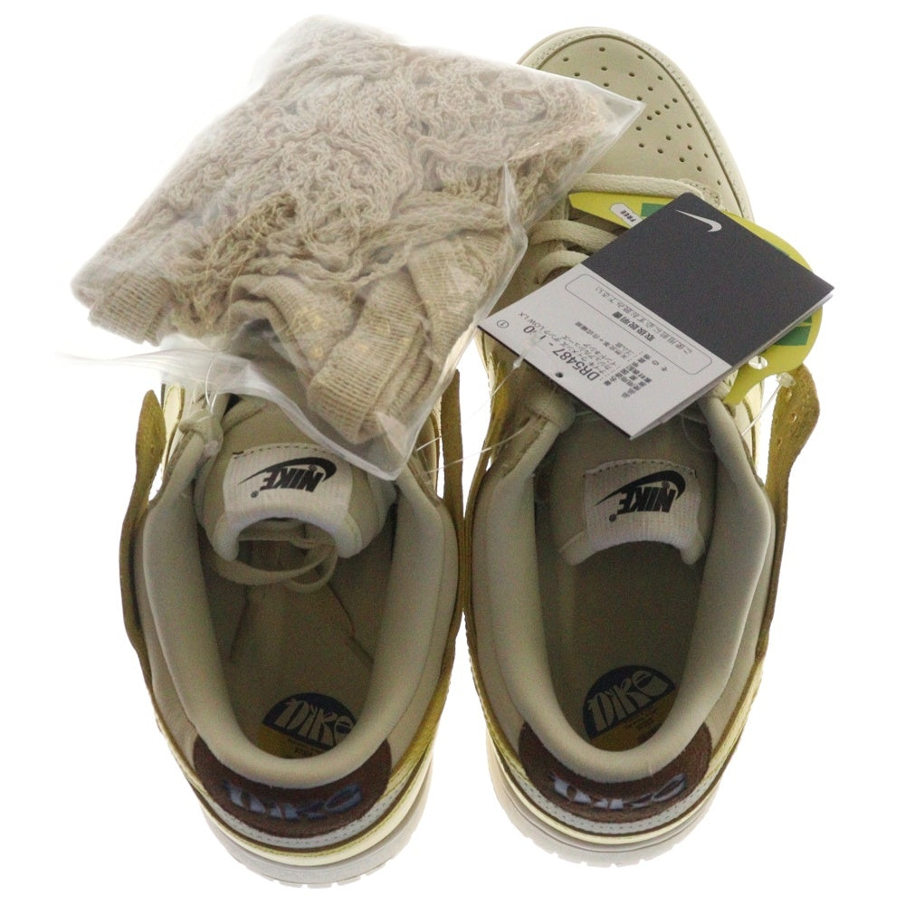 NIKE(ナイキ) WMNS DUNK LOW BANANA DR5487-100 ウィメンズ ダンク バナナ ローカットスニーカー シューズ ベージュ/イエロー US9/26cm