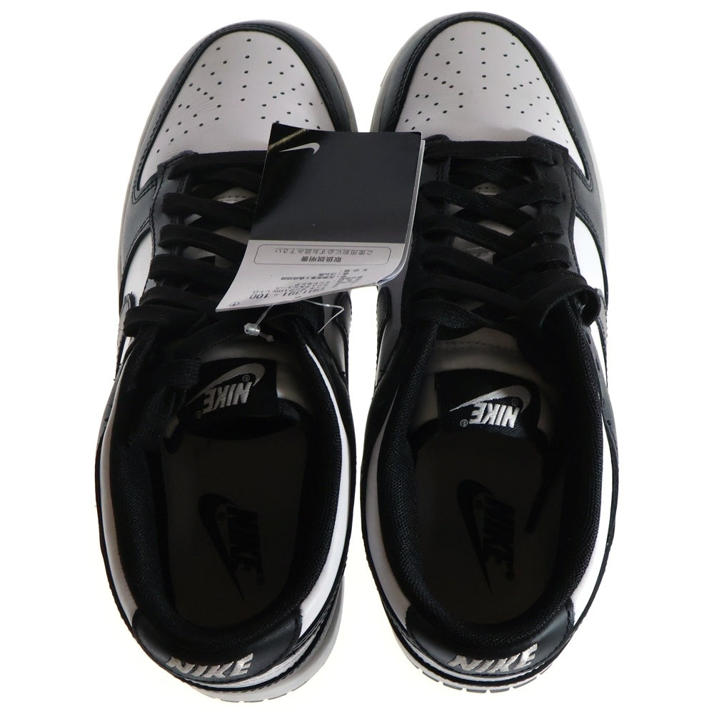 NIKE(ナイキ) DUNK LOW RETRO PANDA DD1391-100 ダンク パンダ ローカットスニーカー シューズ ブラック/ホワイト US8/26cm