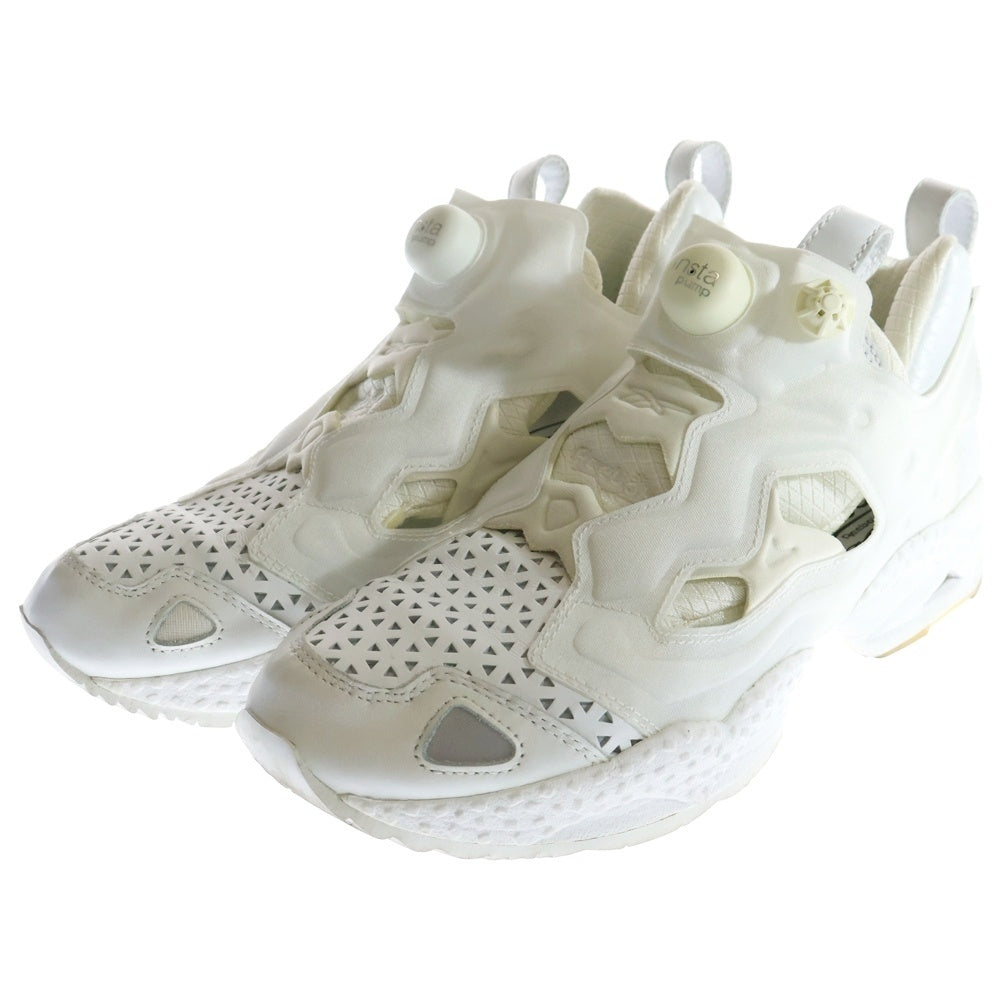 Reebok(リーボック) INSTA PUMP FURY 1-J08394 インスタポンプフューリー ローカットスニーカー シューズ ホワイトUS8/26cm