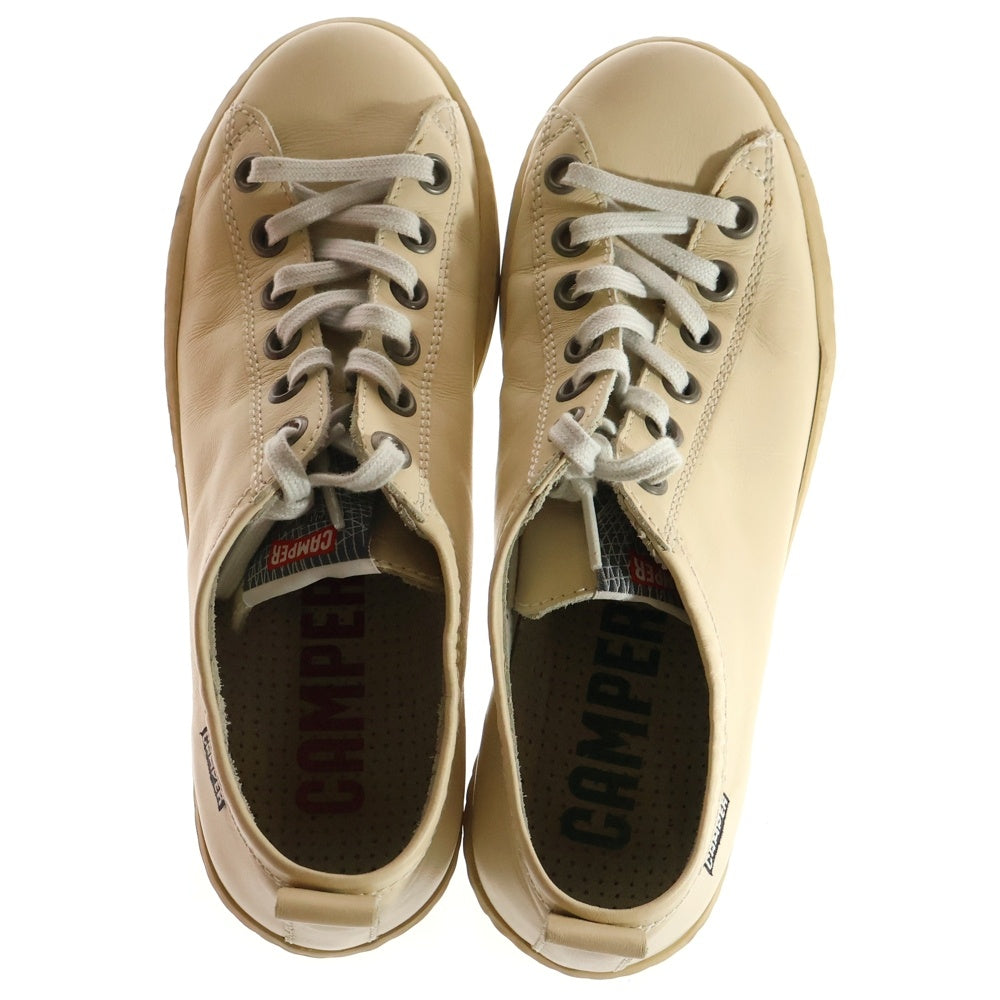 CAMPER(カンペール) レザーローカットスニーカー シューズ ベージュ