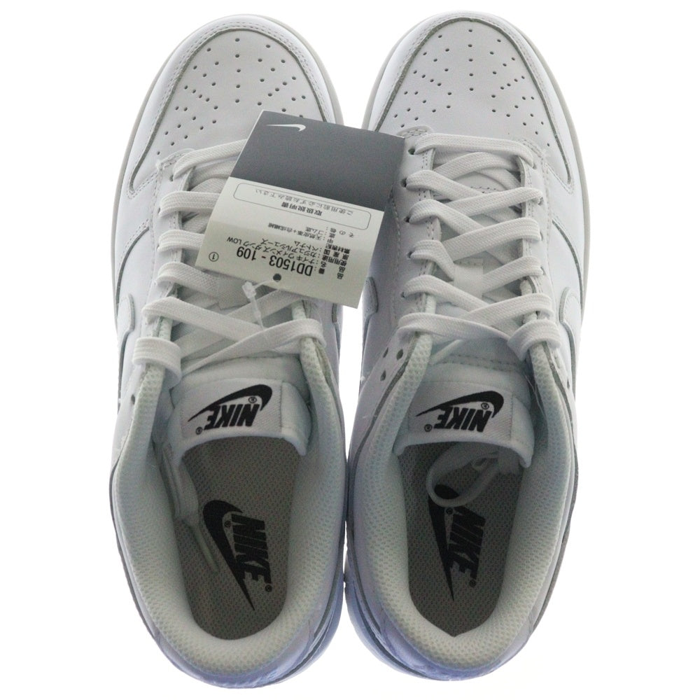 NIKE(ナイキ) WMNS DUNK LOW TRIPLE WHITE DD1503-109 ウィメンズ ダンクロー ローカットスニーカー シューズ ホワイト US9/26cm