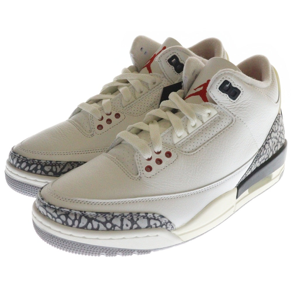 NIKE(ナイキ) AIR JORDAB 3 RETRO White Cement Reimagined DN3707-100 エアジョーダン3 レトロ ホワイトセメント リイマジンド ハイカットスニーカー シューズ US7.5/25.5cm
