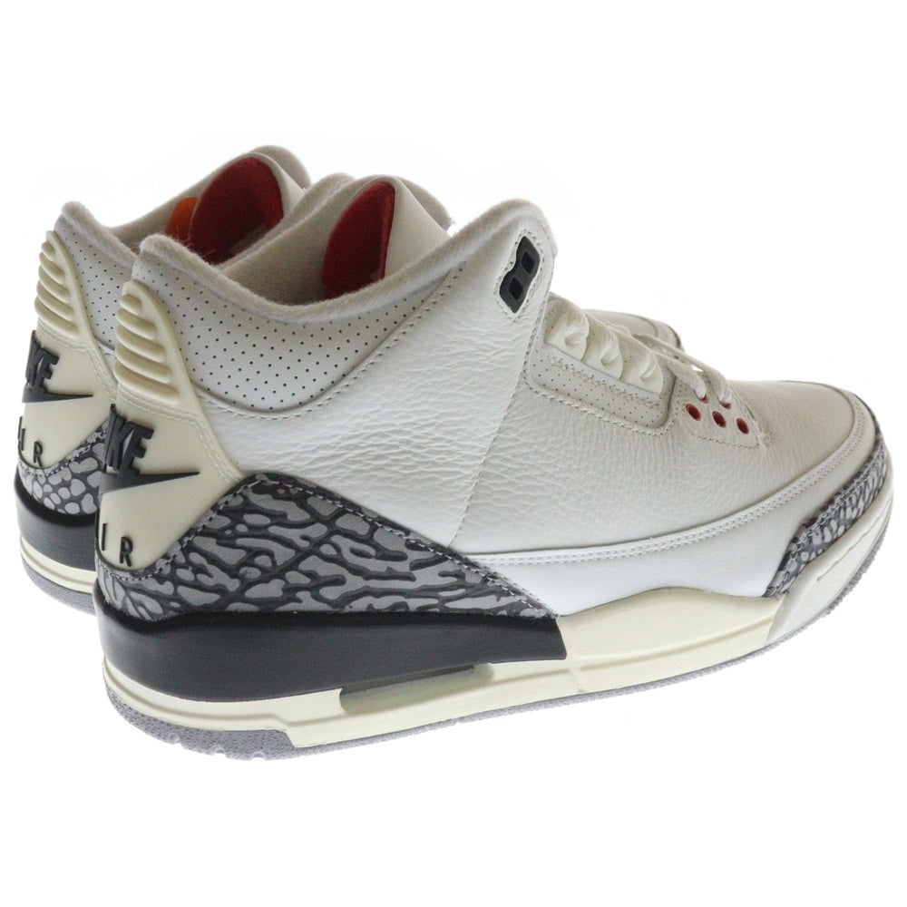 NIKE(ナイキ) AIR JORDAB 3 RETRO White Cement Reimagined DN3707-100 エアジョーダン3 レトロ ホワイトセメント リイマジンド ハイカットスニーカー シューズ US7.5/25.5cm