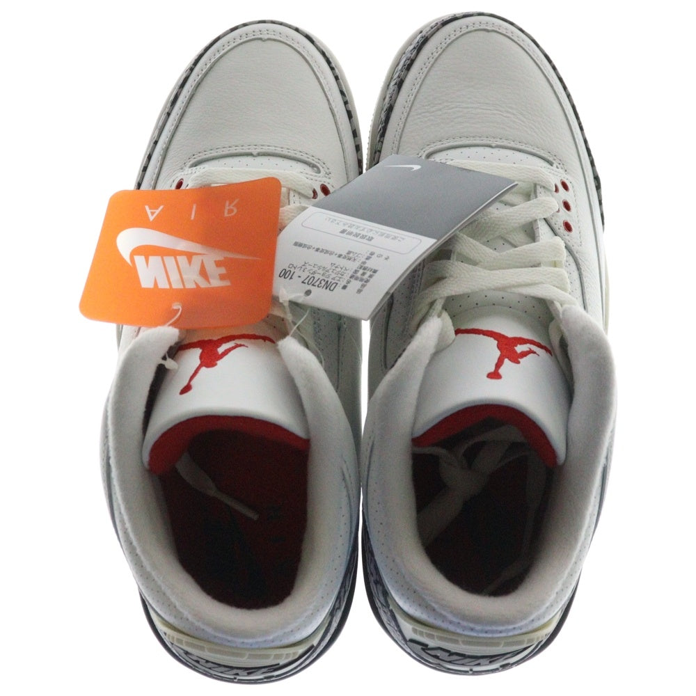 NIKE(ナイキ) AIR JORDAB 3 RETRO White Cement Reimagined DN3707-100 エアジョーダン3 レトロ ホワイトセメント リイマジンド ハイカットスニーカー シューズ US7.5/25.5cm