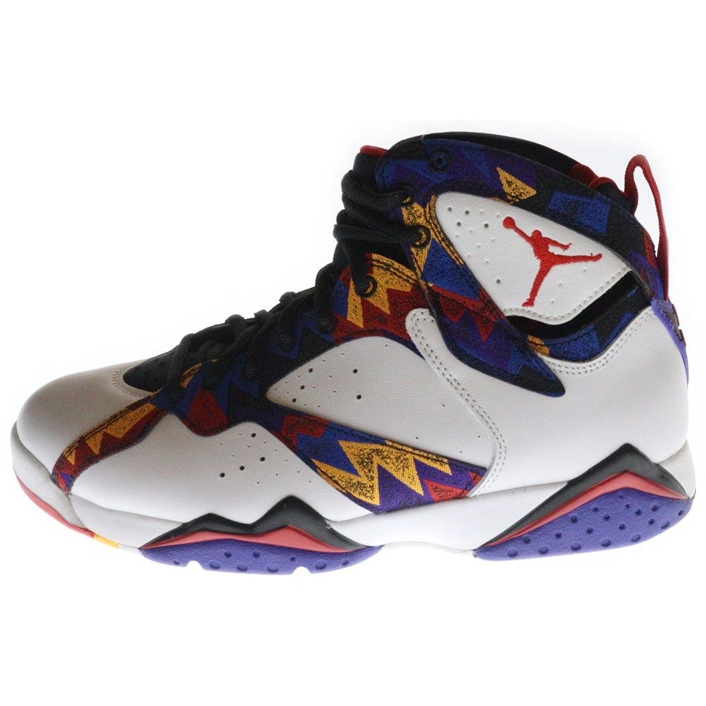NIKE(ナイキ) 【観賞用 2015年製】 AIR JORDAN 7 RETRO NOTHING BUT NET エアジョーダン7 レトロ ナッシング バット ネット ハイカットスニーカー ホワイト US8/26cm 304775-142