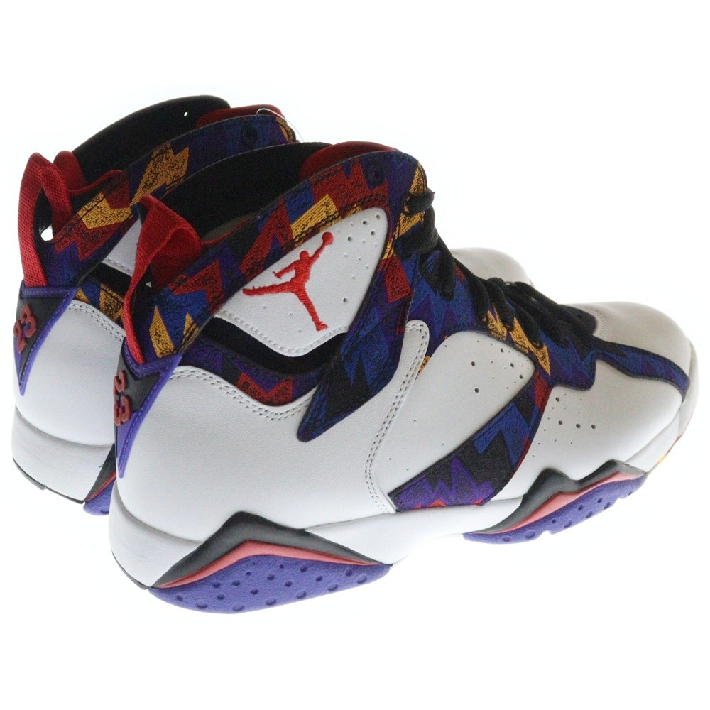NIKE(ナイキ) 【観賞用 2015年製】 AIR JORDAN 7 RETRO NOTHING BUT NET エアジョーダン7 レトロ ナッシング バット ネット ハイカットスニーカー ホワイト US8/26cm 304775-142