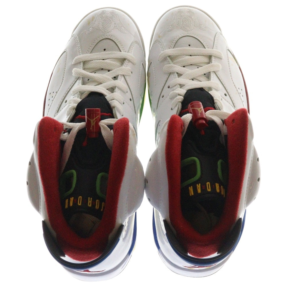 NIKE(ナイキ) 【観賞用 2008年製】 AIR JORDAN 6 RETRO OLYMPIC FLAG BEIJING エアジョーダン6 レトロ オリンピック フラッグ ペキン ハイカットスニーカー US8/26cm ホワイト 325387-161