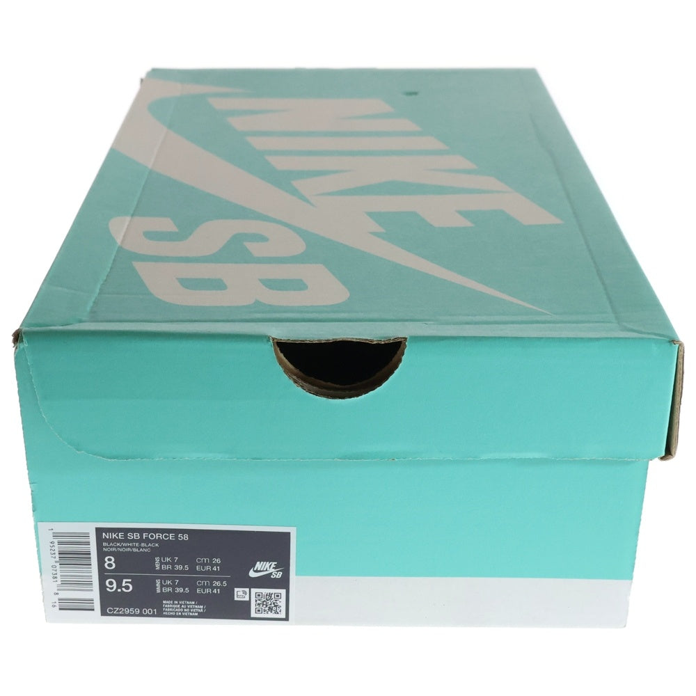 NIKE SB(ナイキエスビー) FORCE 58 CZ2959-001 フォース58 ローカットスニーカー シューズ ブラック US8/26cm