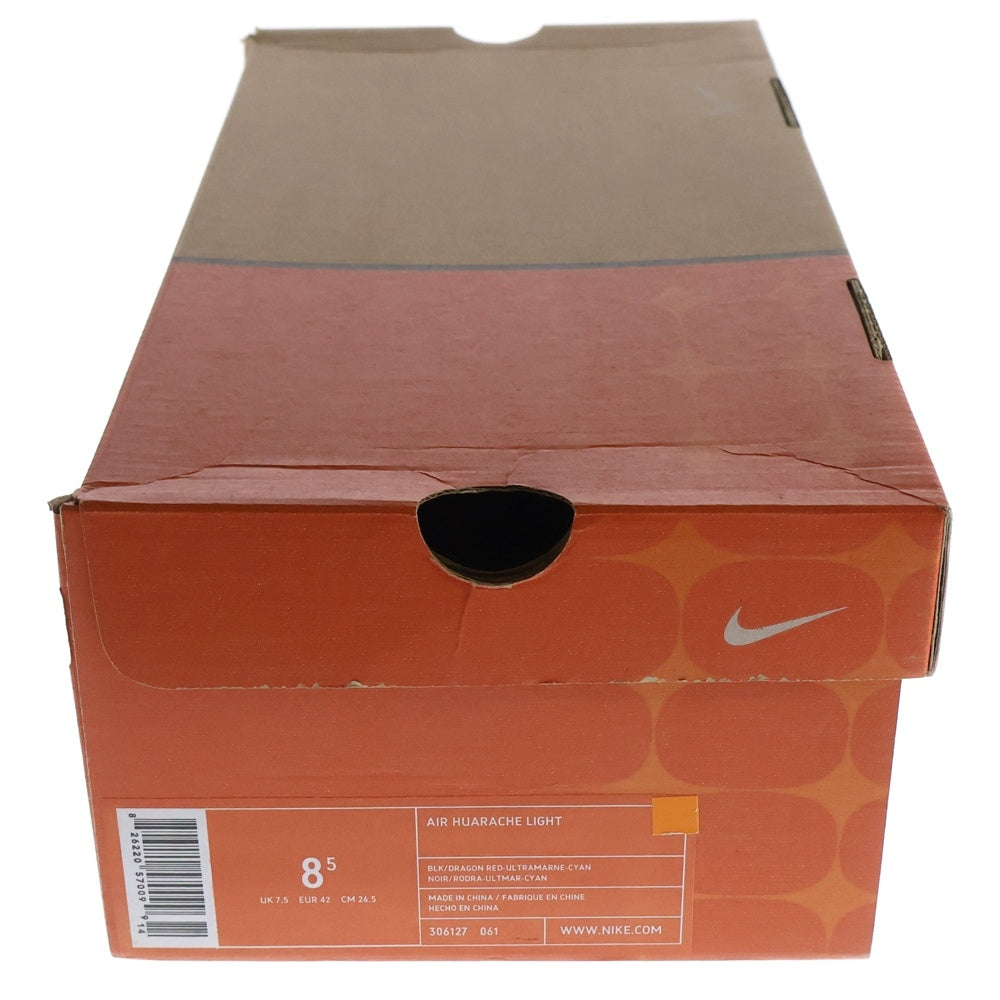 NIKE(ナイキ) AIR HUARACHE LIGHT 306127-061 エアハラチ ライト ウルトラマリン ローカットスニーカー シューズ ブルー/ブラック US8.5/26.5cm
