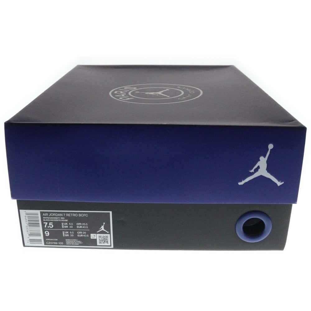 NIKE(ナイキ) ×PSG AIR JORDAN 7 RETRO CZ0789-105 パリサンジェルマン エアジョーダン7 レトロ ハイカットスニーカー シューズ ホワイト US7.5/25.5cm