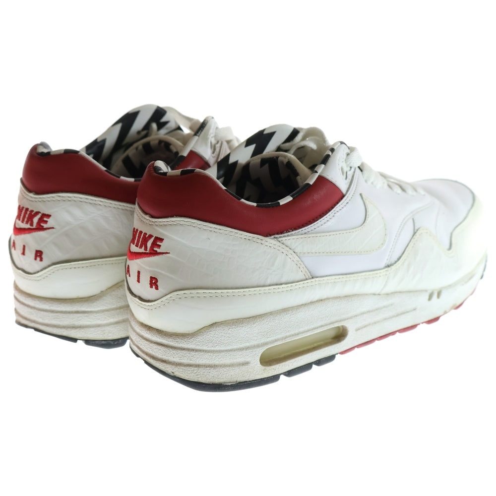 NIKE(ナイキ) AIR MAX PREMIUM SP EURO CHAMPS CROCODILE 314252-113 エアマックスプレミアム ユーロチャンプス ローカットスニーカー シューズ ホワイト US8/26cm