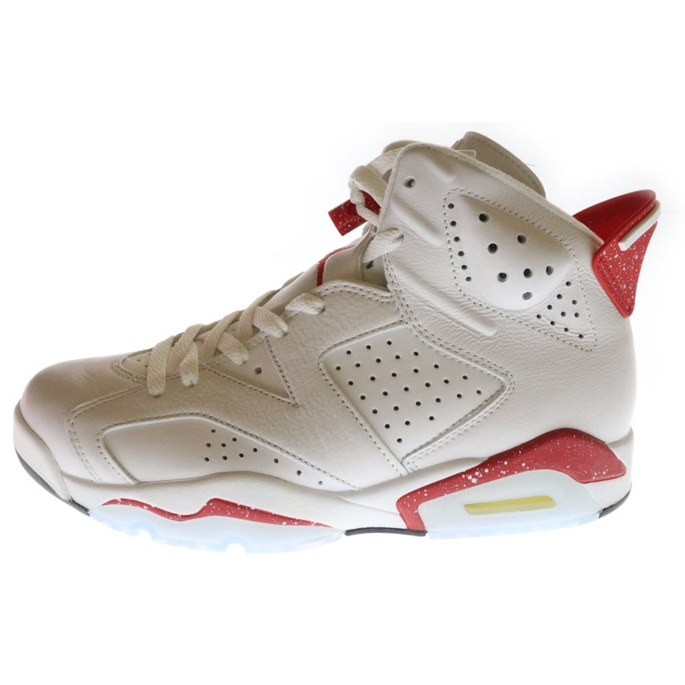 NIKE(ナイキ) AIR JORDAN 6 WHITE AND UNIVERSITY Red/Red Oreo CT8529-162 エアジョーダン 6 ホワイト アンド ユニバーシティハイカットスニーカー シューズ US8/26cm